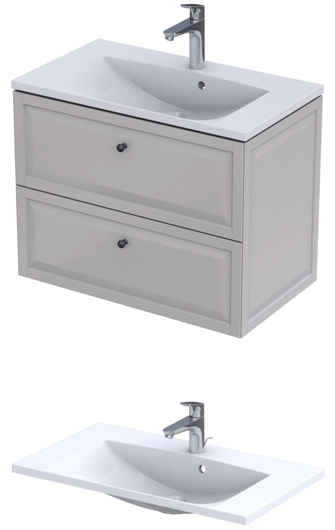 oristo monte bianco szafka z umywalką amelia